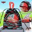 ฮ Disney Cars Swim Bag for Kids กระเป๋าใส่ชุดว่ายน้ำ กระเป๋าหูรูดใส่ผ้าเปียก มีซองซิปใส่ผ้าเปียกกันน้ำด้านในกระเป๋าเป้