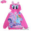 ฮ " ( Jacket My Little Pony เสื้อแจ็คเก็ต เสื้อกันหนาว แขนยาว เด็กผู้หญิงสีชมพูอ่อน สกรีนลายมายลิตเติ้ลโพนี่ รูดซิป มีหมวก(ฮู้ด) ใส่คลุมกันหนาว กันแดด ใส่สบาย ลิขสิทธิ์ฮาสโบแท้ โพนี่แท้
