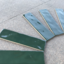 3"x12" Subway Ceramic Glossy Dark Green (Wave) / ตรม.