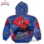 ฮ " ( S-M-L-XL " เสื้อแจ็คเก็ต Spiderman เสื้อกันหนาว เด็กผู้ชาย สีน้ำเงิน รูดซิป มีหมวก(ฮู้ด) ใส่คลุมกันหนาว กันแดด สุดเท่ห์ ใส่สบาย ลิขสิทธิ์แท้ (ไซส์ S-M-L-XL )