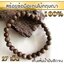 AgarHarvest สร้อยข้อมือ กำไล ลูกประคำ จากแก่นไม้หอมกฤษณา Agarwood Beads Bracelet (27 Beads) 10mm / Mala / Rosary 1 unit
