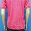 รหัส O34 : เสื้อยืดโปโลช่างสีชมพูล้วน