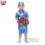 '' ( For Kids สำหรับเด็กอายุ 6เดือน-14 ปี ) Swimsuit for Boys ชุดว่ายน้ำ เด็กผู้ชาย Captain America ชุดว่ายน้ำ บอดี้สูท เสื้อแขนยาวกางเกงขาสั้นซิบหน้า สีน้ำเงิน ลาย Captain America เสมือนจริง มาพร้อมหมวกว่ายน้ำและถุงผ้า สุดเท่ห์ ใส่สบาย