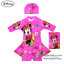 "( For Kids ) Swimsuit for Girls ชุดว่ายน้ำ เด็กผู้หญิง Disney Minnie Mouse บอดี้สูทเสื้อแขนยาว กระโปรงกางเกง สีชมพู มาพร้อมหมวกว่ายน้ำและถุงผ้า สุดน่ารัก ใส่สบาย ดิสนีย์แท้ ลิขสิทธิ์แท้