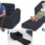 ฮ มีของพร้อมส่งนะคะ โซฟาเป่าลม Pull-Out Chair Intex โซฟาเป่าลม ขนาด 107x221x66 ซม. รุ่น 68565 (สีดำ)