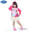 " ( Size S-M-L-XL-F ) Disney Frozen for Girl เสื้อแจ็คเก็ต เสื้อกันหนาว เด็กผู้หญิง สกรีนลาย เจ้าหญิงเอลซ่า สีชมพู รูดซิป มีหมวก(ฮู้ด) ใส่คลุมกันหนาว กันแดด ใส่สบาย ดิสนีย์แท้ ลิขสิทธิ์แท้